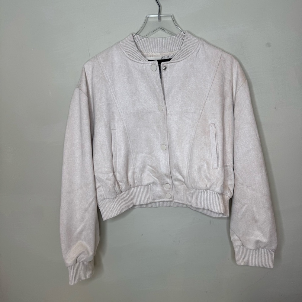 Know one cares bomber jacket Nordstrom size L - Picture 2 of 9